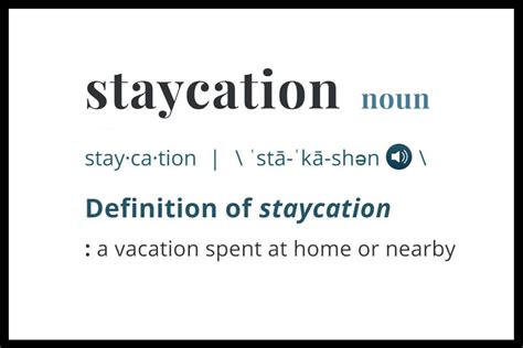 staycation meaning in tagalog